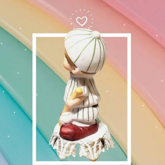 Kid Baseball Player figurine without plug - Picture 3 of 4